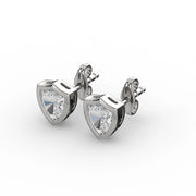 AGGIE SHIELD™ DIAMOND 14K GOLD SOLITAIRE STUDS
